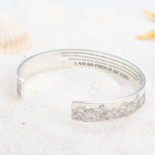 I AM SO PROUD OF YOU ENGRAVED BANGLE PWB367