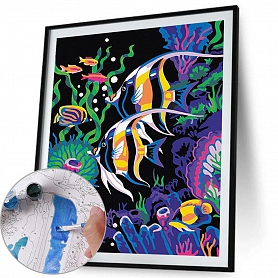 DIY Paint By Numbers Kit(40x50cm) Freedom Fish- PW753