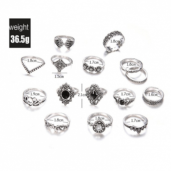 15Pcs/Set Bohemian Retro PW990