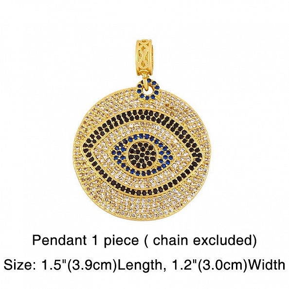 Colorful zircon necklace PW996