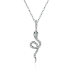Shiny Snake Pendant Necklace PWB531