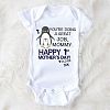 Personalized Penguin Mother's Day Baby Onesies PW153