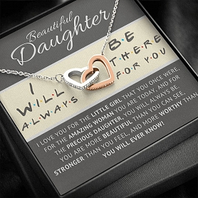 There For You Necklace for Daughter PWB080