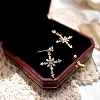 Crystal Cross Earrings PWB265
