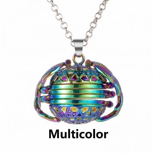 Expanding Photo Necklace Locket Ball PW869
