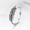 925 Sterling Silver Tree Leaf Ring PWB561
