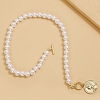 Pearl and coin necklace PW940