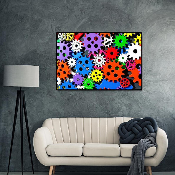 1000pcs Colorful Wheels-Jigsaw Puzzle(75x50cm) PW581