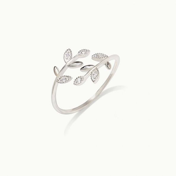 OLIVE YOU SO MUCH Leaf Ring PWB345