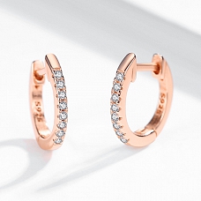 S925 SMALL HUGGIE EARRING PWB044
