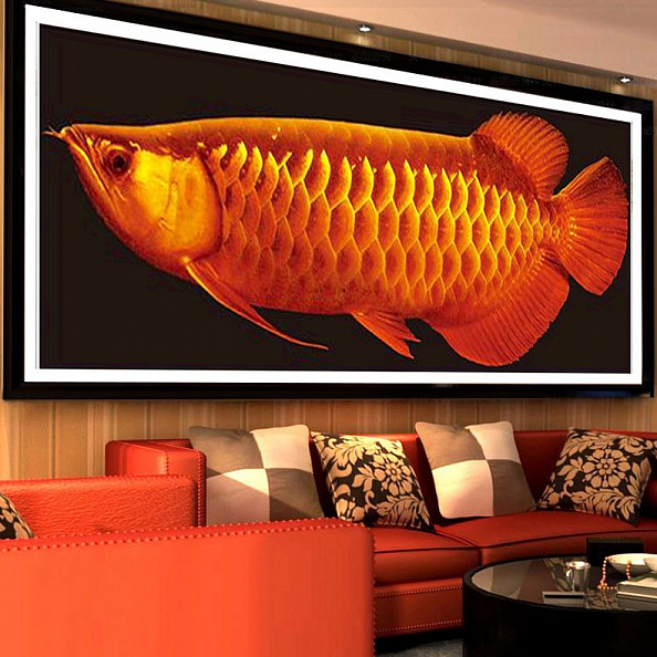 Red Fish 5D Diamond Painting Kit PW506