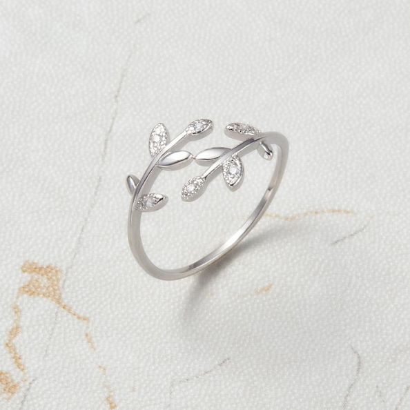 Handmade Leaf Ring PWB313