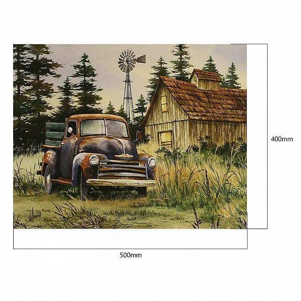 DIY Paint By Number Kits-Automobile(40*50 CM) PW614