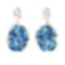 Blue texture earrings PWB181