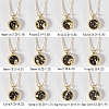 12 Constellation Zodiac Necklace PWB117