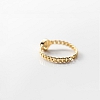 Smile Face Chain Link Ring PWB553