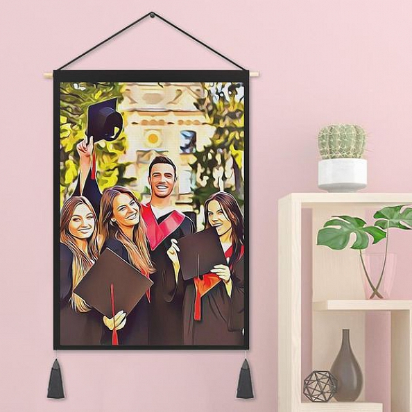 Personalized Custom Photo Tapestry - Graduation 2020 Art Painting Wall Decor PW251