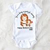 Custom Hedgehog Mother's Day Baby Onesies PW151