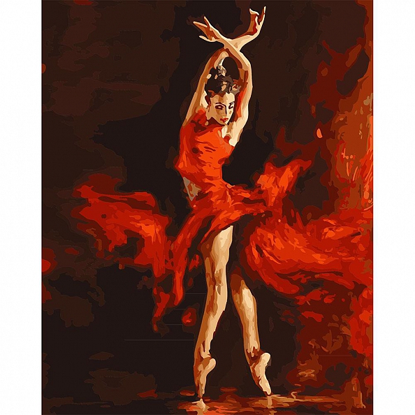 DIY Paint By Numbers Kit(40x50cm) -Dancing Girl PW785