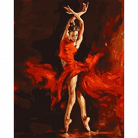 DIY Paint By Numbers Kit(40x50cm) -Dancing Girl PW785