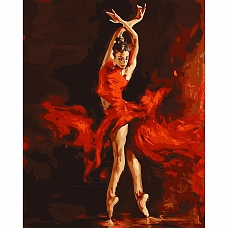 DIY Paint By Numbers Kit(40x50cm) -Dancing Girl PW785