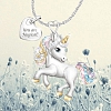 Cute Unicorn Necklace PWB081