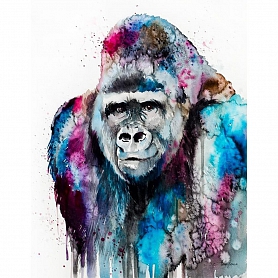 DIY Paint By Numbers Kit(40x50cm) - Chimpanzee PW780