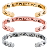 BELIEVE IN YOU LIKE I DO Inspirational Bangle PWB434