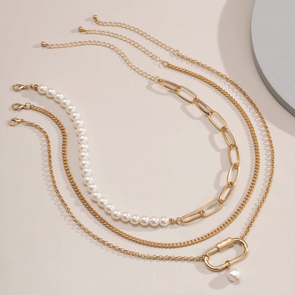 Individual Asymmetric Multilayer Necklace PW920