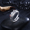 Balmora Silver Frog Ring PWB239