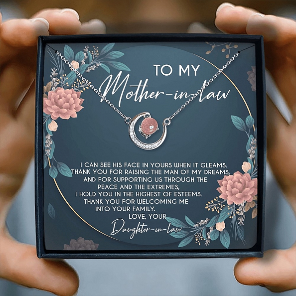 To My Mother-in-law CRYSTAL Necklace PWB008