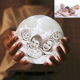 Moon Lamp With Photo 16 Colors PW030