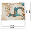 DIY Full Round Diamond Painting(50*65cm) - Elk PW777