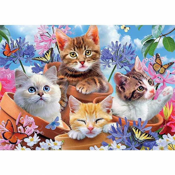 DIY 5 D Full Square Drill Diamond Painting -Cat's Paradise PW728