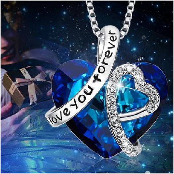 I love your foever Heart Pendant Necklace PW835