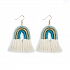 Colorful tassel earrings PWB226