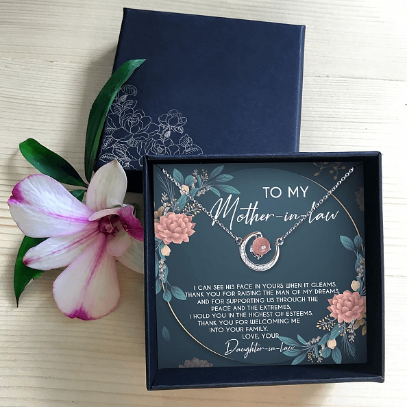 To My Mother-in-law CRYSTAL Necklace PWB008