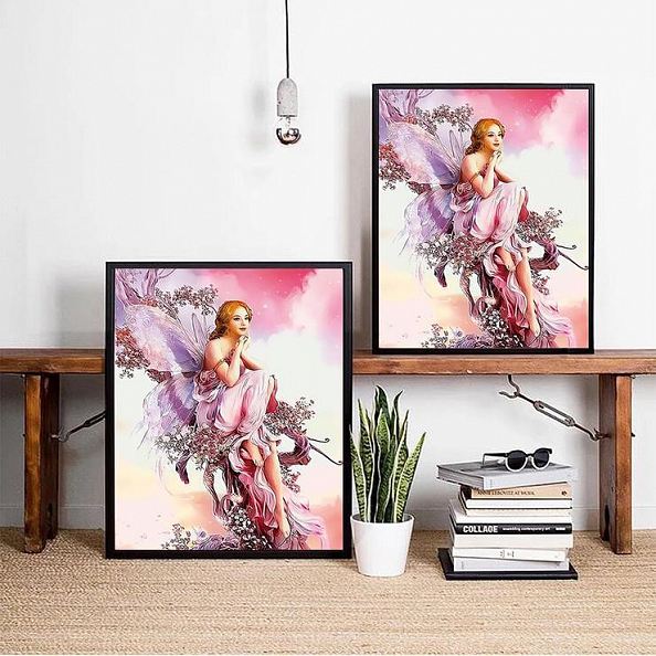 DIY Paint By Numbers- Butterfly Elves(30*40 CM) PW620