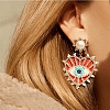 Heart Shape EVIL EYE EARRINGS PWB069