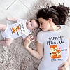 Custom Fox Mother's Day Baby Bodysuits PW150
