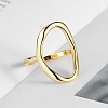 Hollow Ellipse Statement Ring PWB552