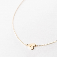 Handmade Initials Heart Necklace PW844