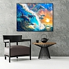 DIY Paint By Number Kits-Dolphin (40*50 CM) PW609