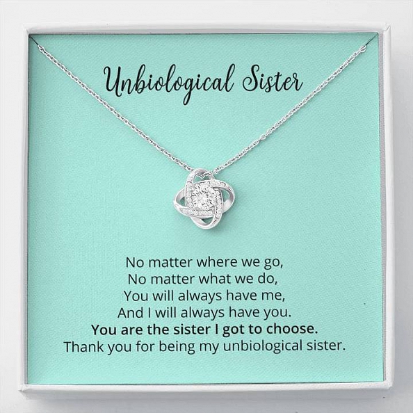 Unbiological Sister Necklace PWB232