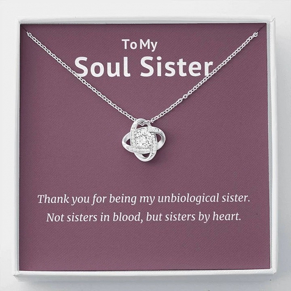 To My Soul Sister Necklace PWB204