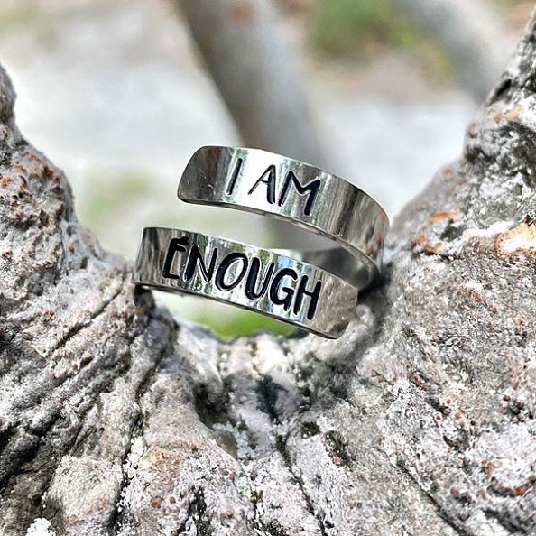 I AM ENOUGH Ring PWB380