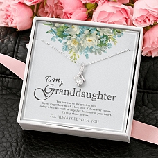 To My Granddaughter Necklace PWB122