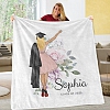Personalized Graduation Fleece Blanket for Class Of 2020 PW278