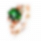 Emerald Gemstone Butterfly Ring PWB425