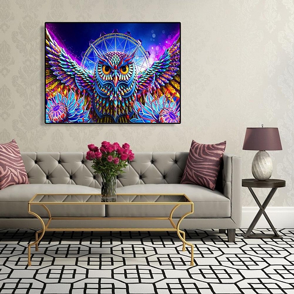 Diy Paint by Number Kits - Owl PW659